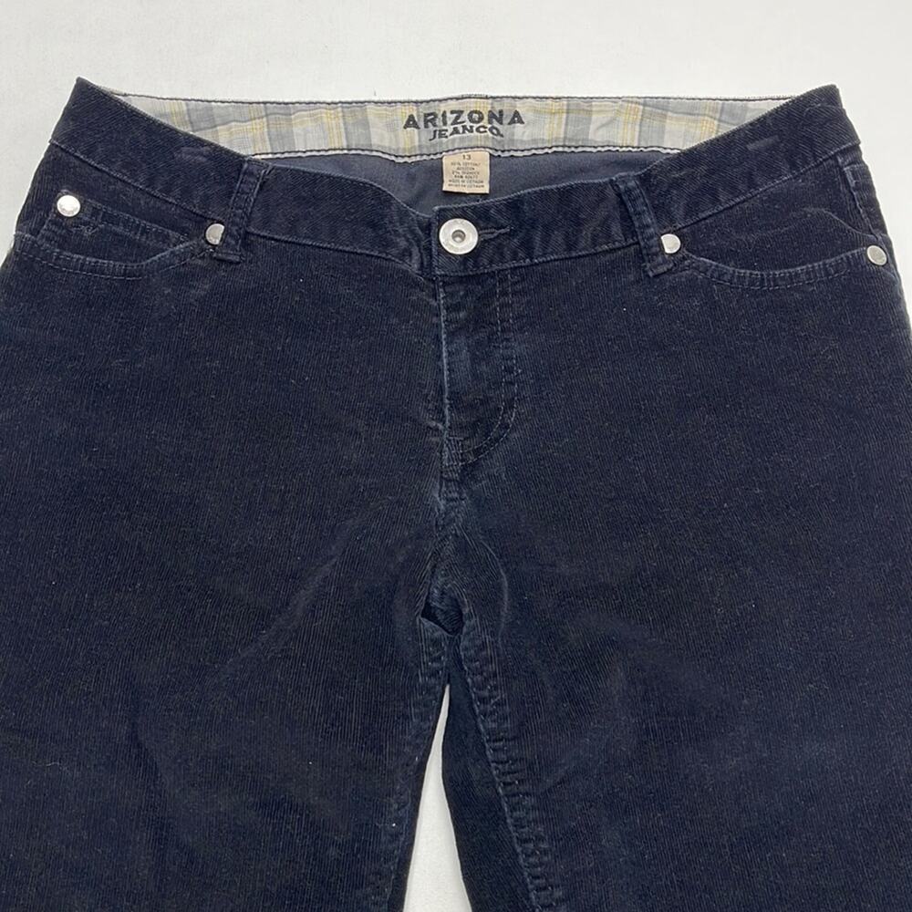 ARIZONA JEANS Women’s 13 (Juniors) Black Corduroy Pant